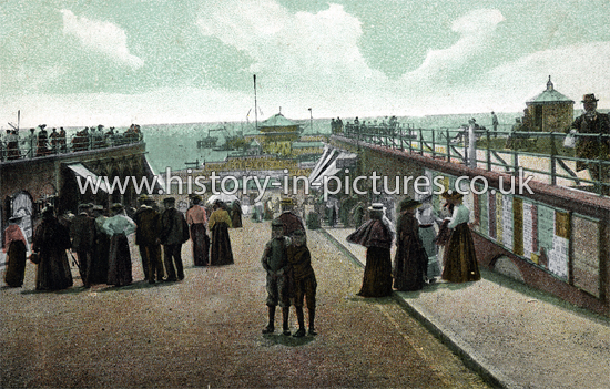 The Gap and Pier Head, Clacton-on-Sea, Essex. c.1905